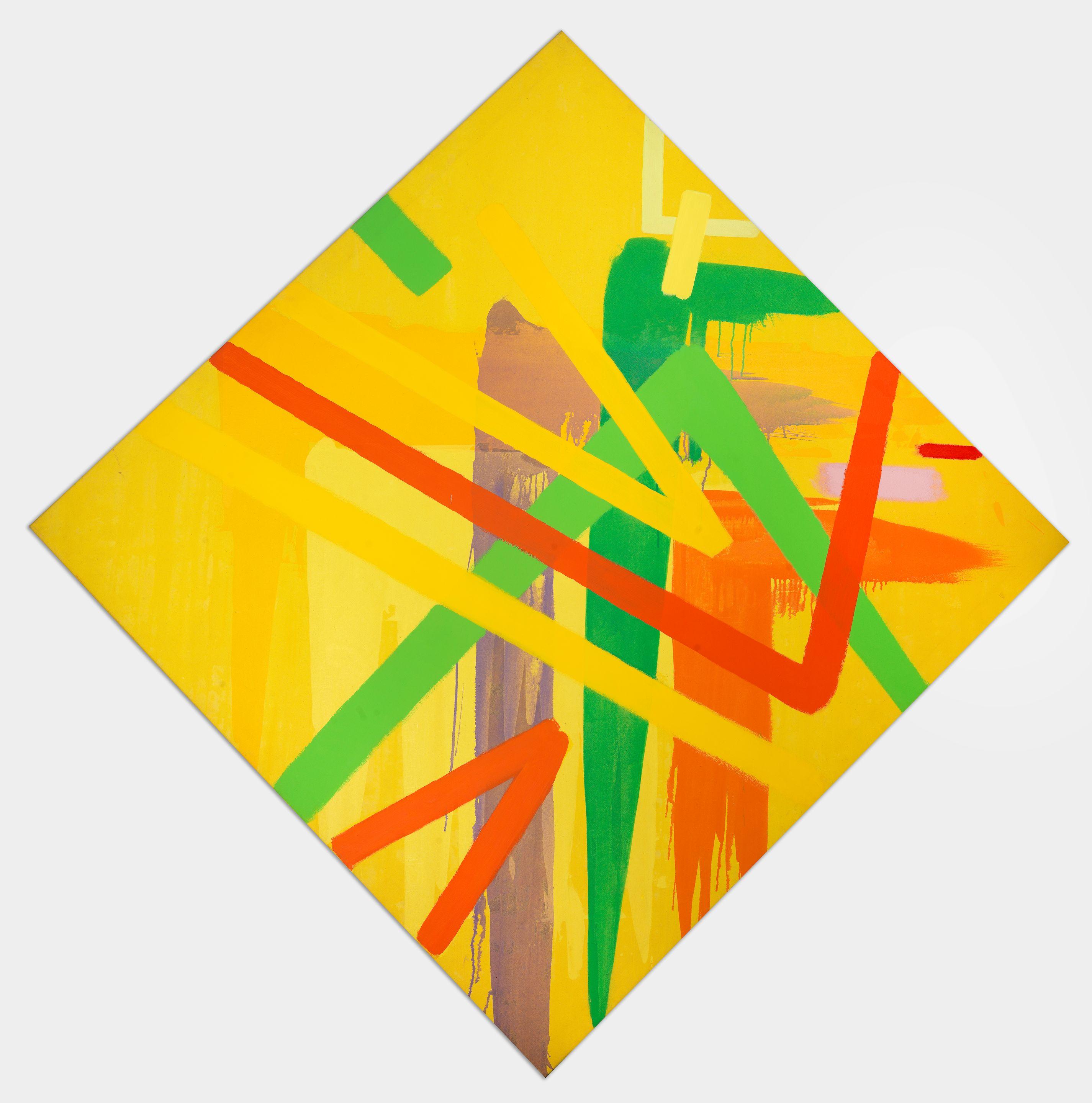 John Copnall - Yellow Abstract, 1986/87 (unframed)