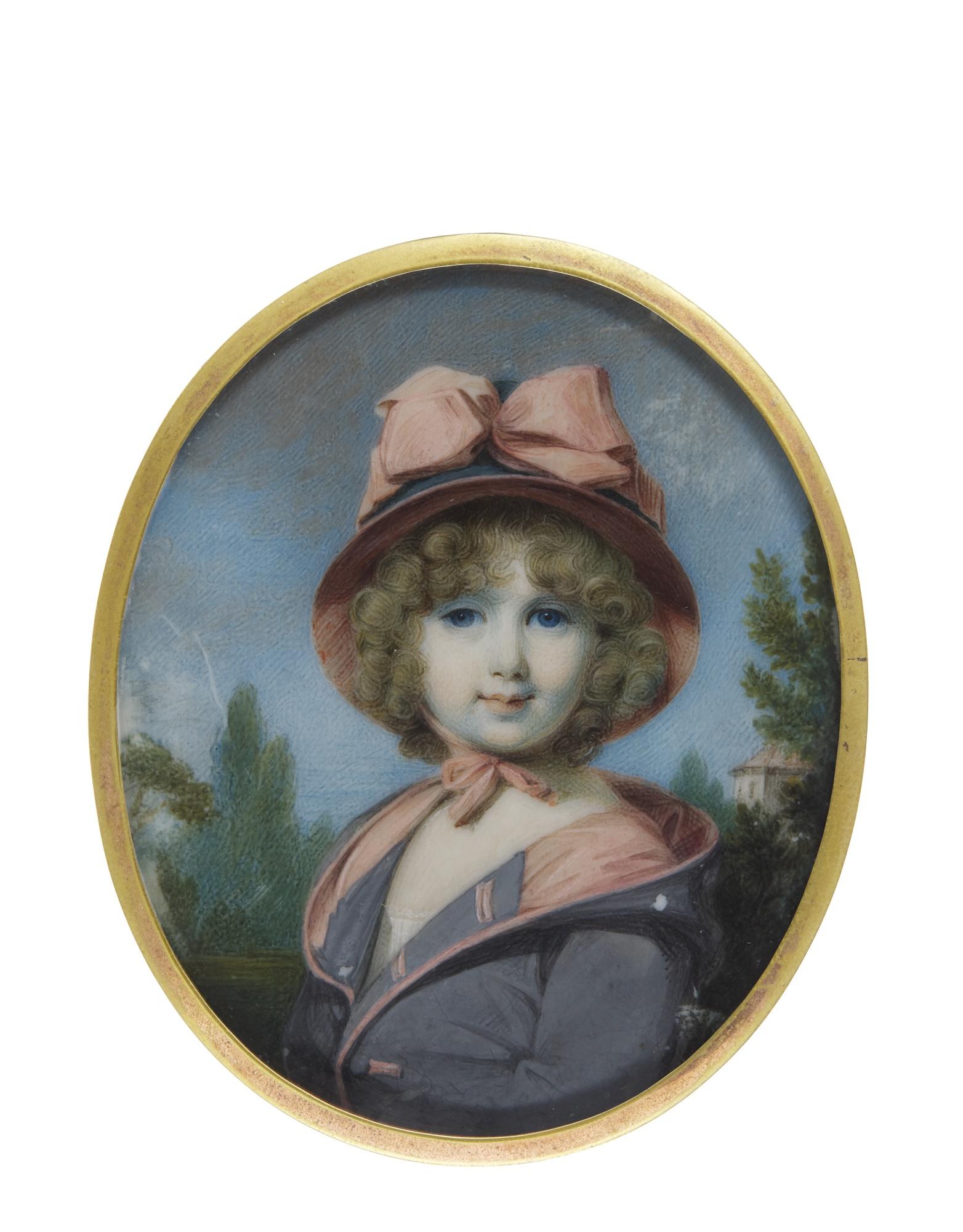 Portrait Of Lucy Dillman Engleheart, When A Girl by John Cox Dillman