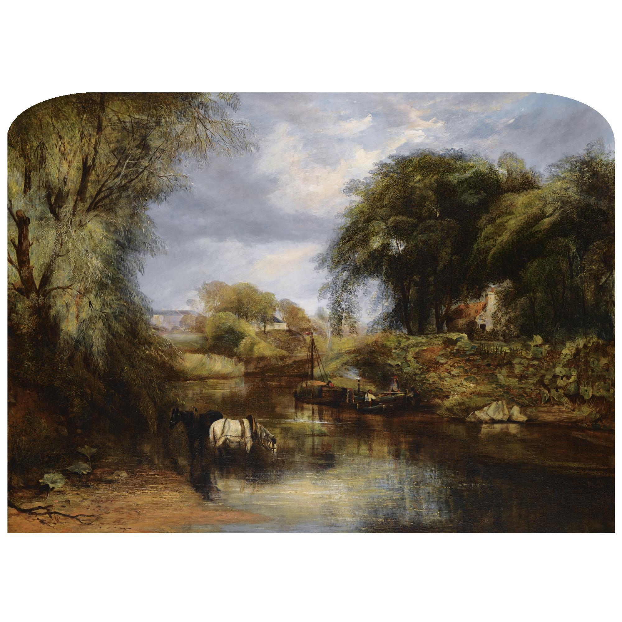 John Crawford Wintour - Tram Ponies, Cramond