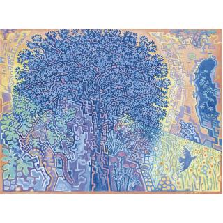 John Craxton, R.A. - Blue Tree