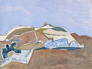John Craxton, R.A. - Cycladic Landscape