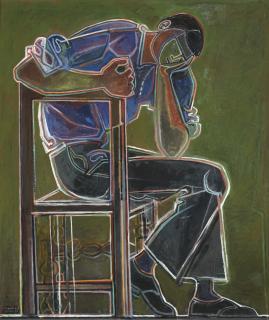 John Craxton, R.A. - Elegiac Figure (In Memory Of Peter Watson)