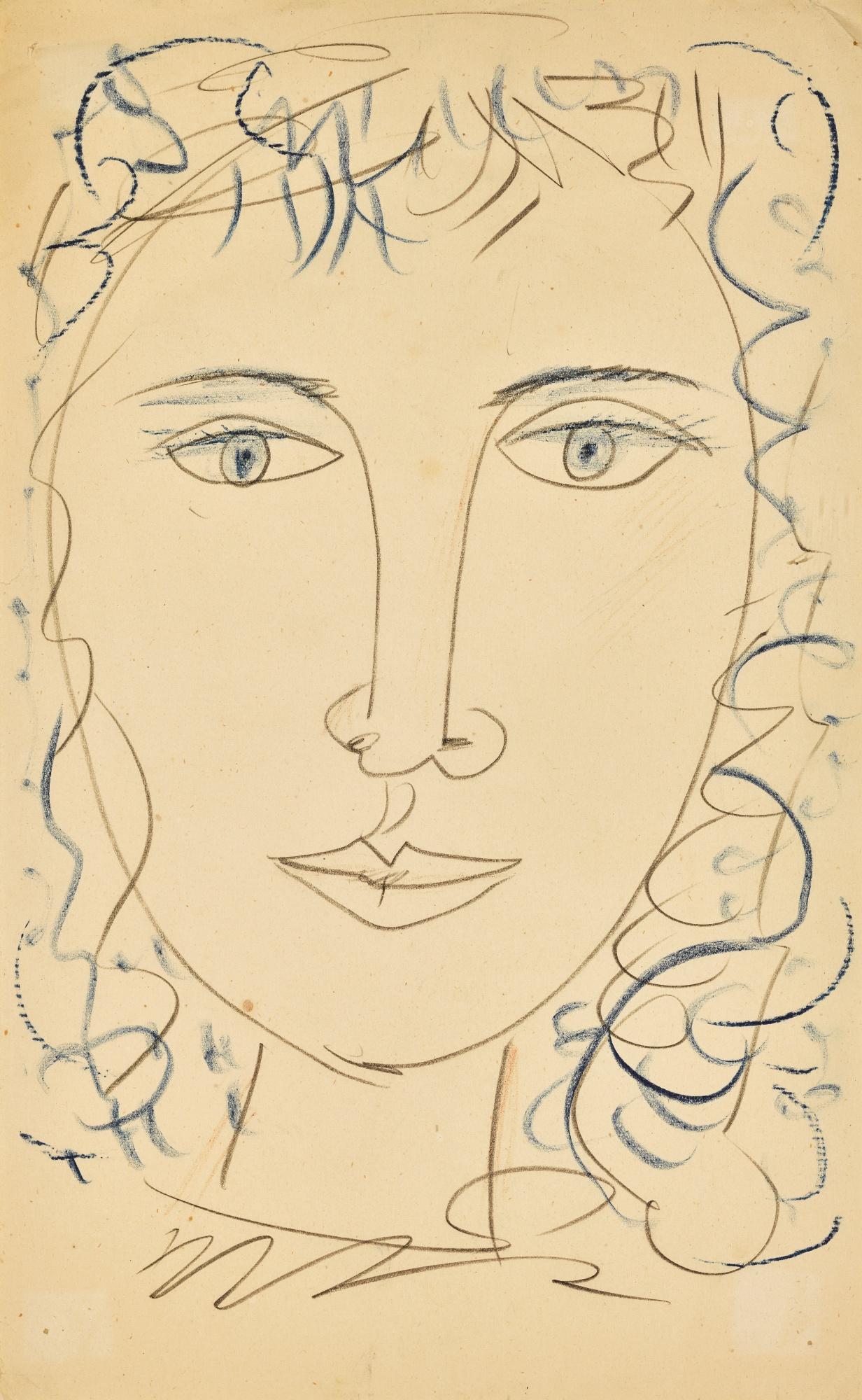 John Craxton, R.A. - Face Of A Girl