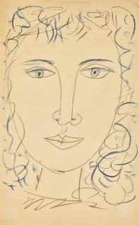 John Craxton, R.A. - Face Of A Girl