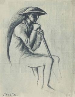 John Craxton, R.A. - Farmhand Resting