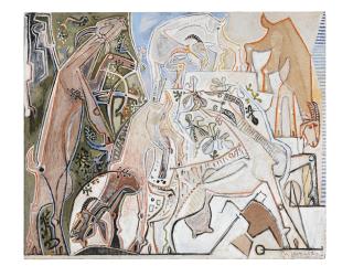 John Craxton R.A. - Five Goats