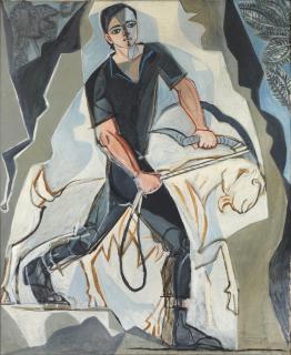 John Craxton R.A. - Goatherd and Goat