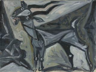 John Craxton, R.A. - Grey goat
