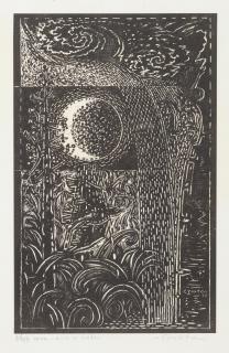 John Craxton R.A. - Moon, Bird and Water