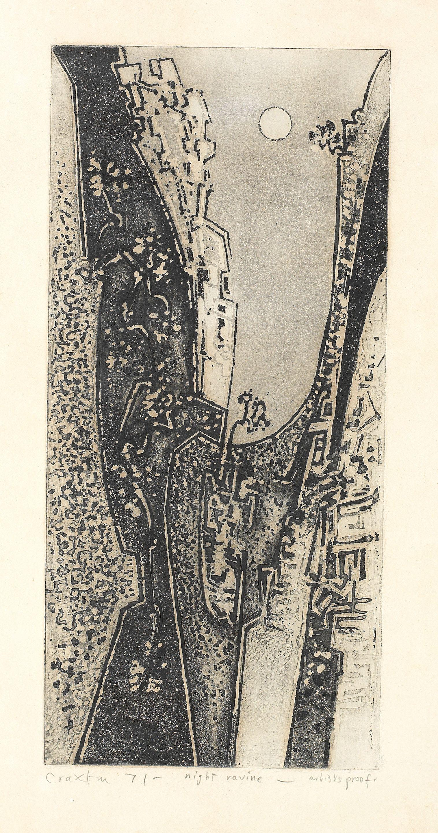 John Craxton R.A. - Night Ravine