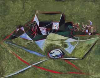 John Craxton, R.A. - Scillonian Landscape