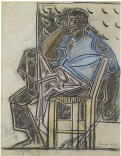 John Craxton, R.A. - Study For Cretan Butcher