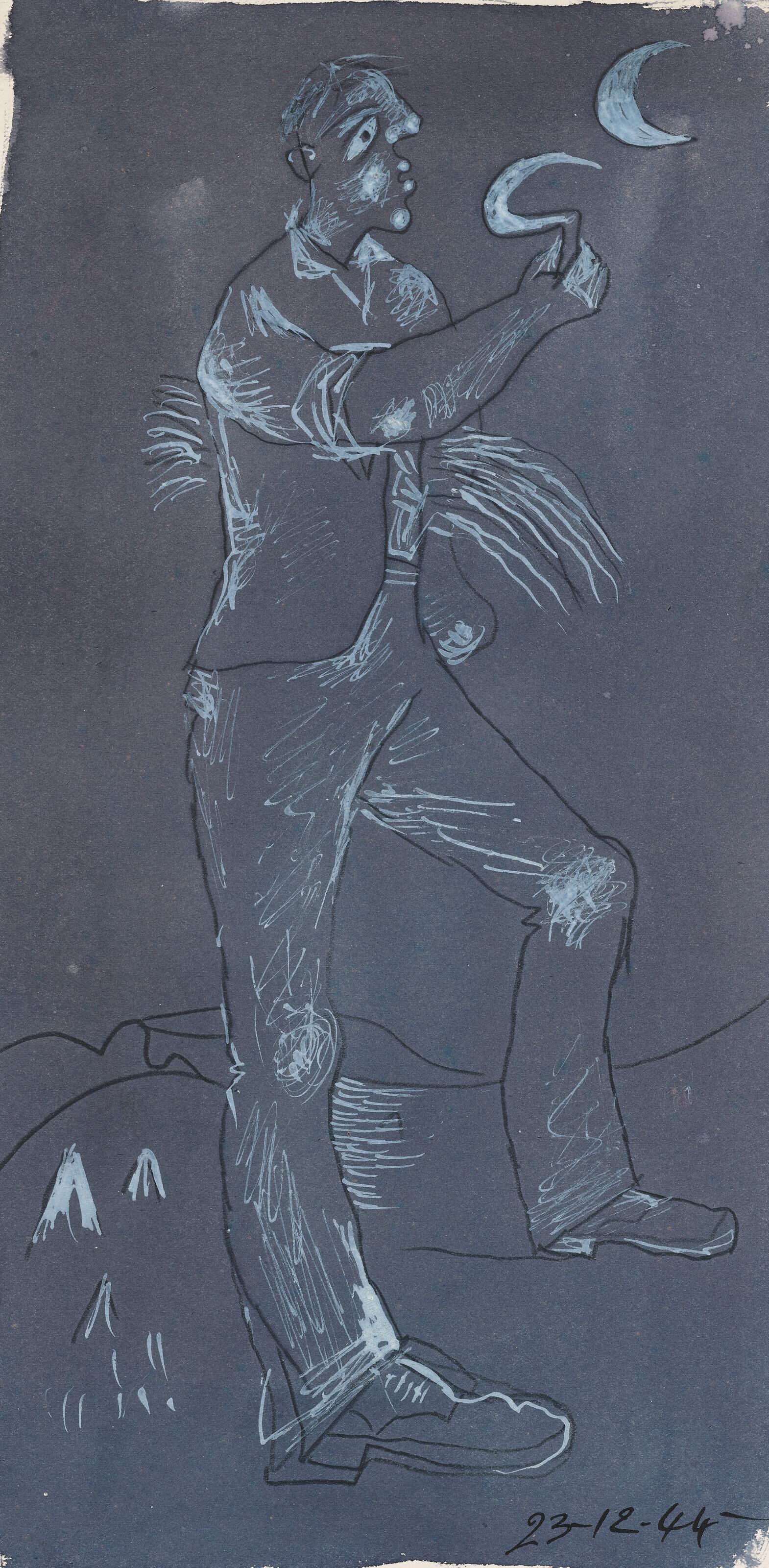 John Craxton, R.A. - Welsh Reaper