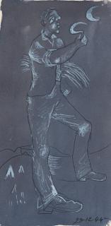 John Craxton, R.A. - Welsh Reaper