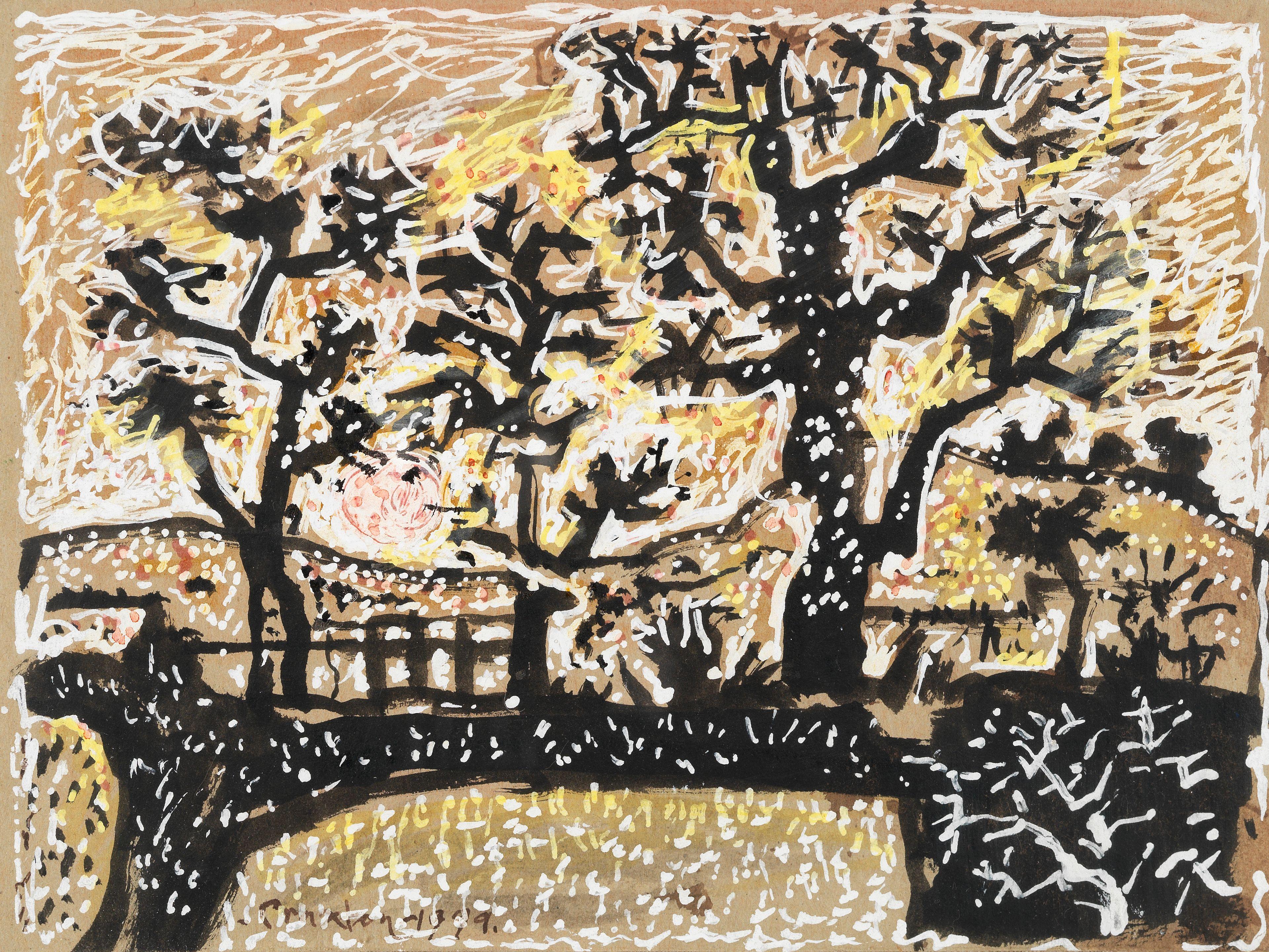 John Craxton R.A. - Winter Landscape, Dorset