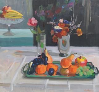 John Cunningham RGI DLitt - Tray of fruit