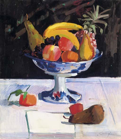 John Cunningham - Dish of fruit