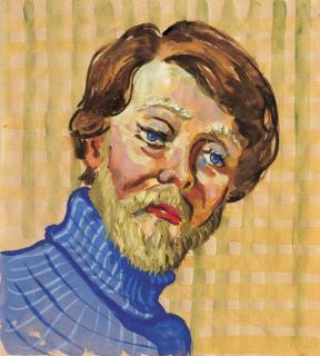 John Currin - Bearded Man