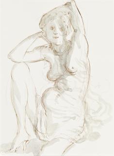 John Currin - Draped Figure