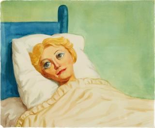 John Currin - Girl In Bed