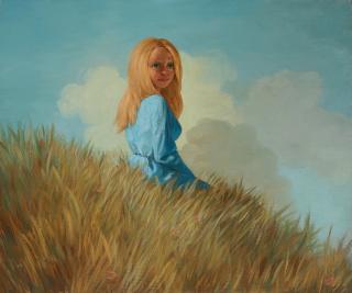John Currin - Girl on a Hill