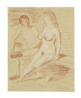 John Currin - Nudists, 1992