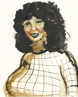 John Currin - Smiling Girl