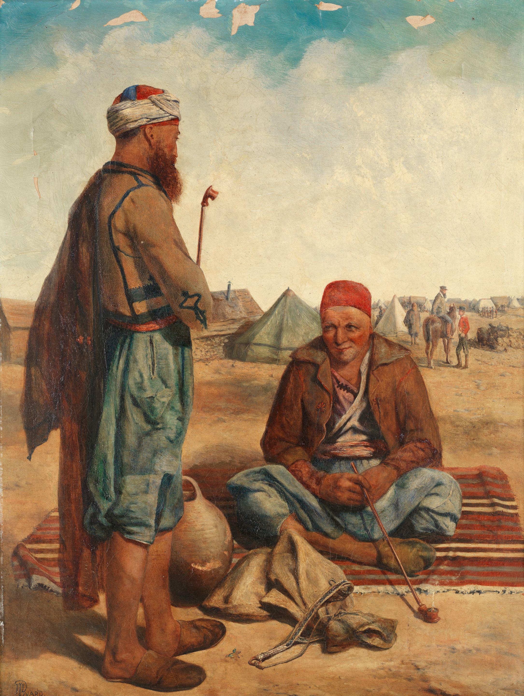 John Dalbiac Luard - The smokers