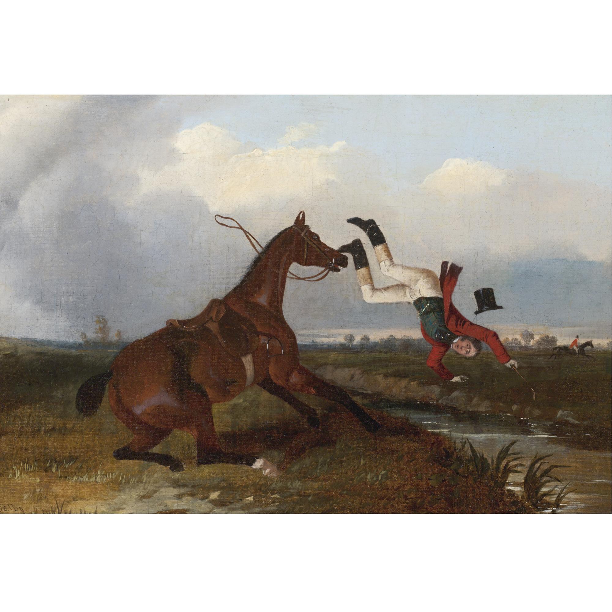 John Dalby of York - British Mishap At A Stream