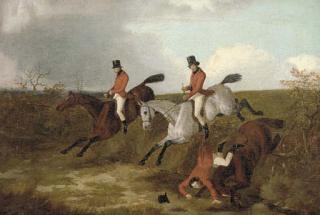 John Dalby Of York - Jumping the brook