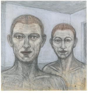 John Davies - Two Heads (Room Background)