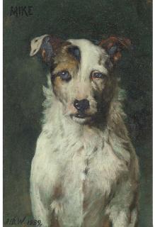 John Dawson Watson, R.W.S., R.B.A. - Mike A Terrier