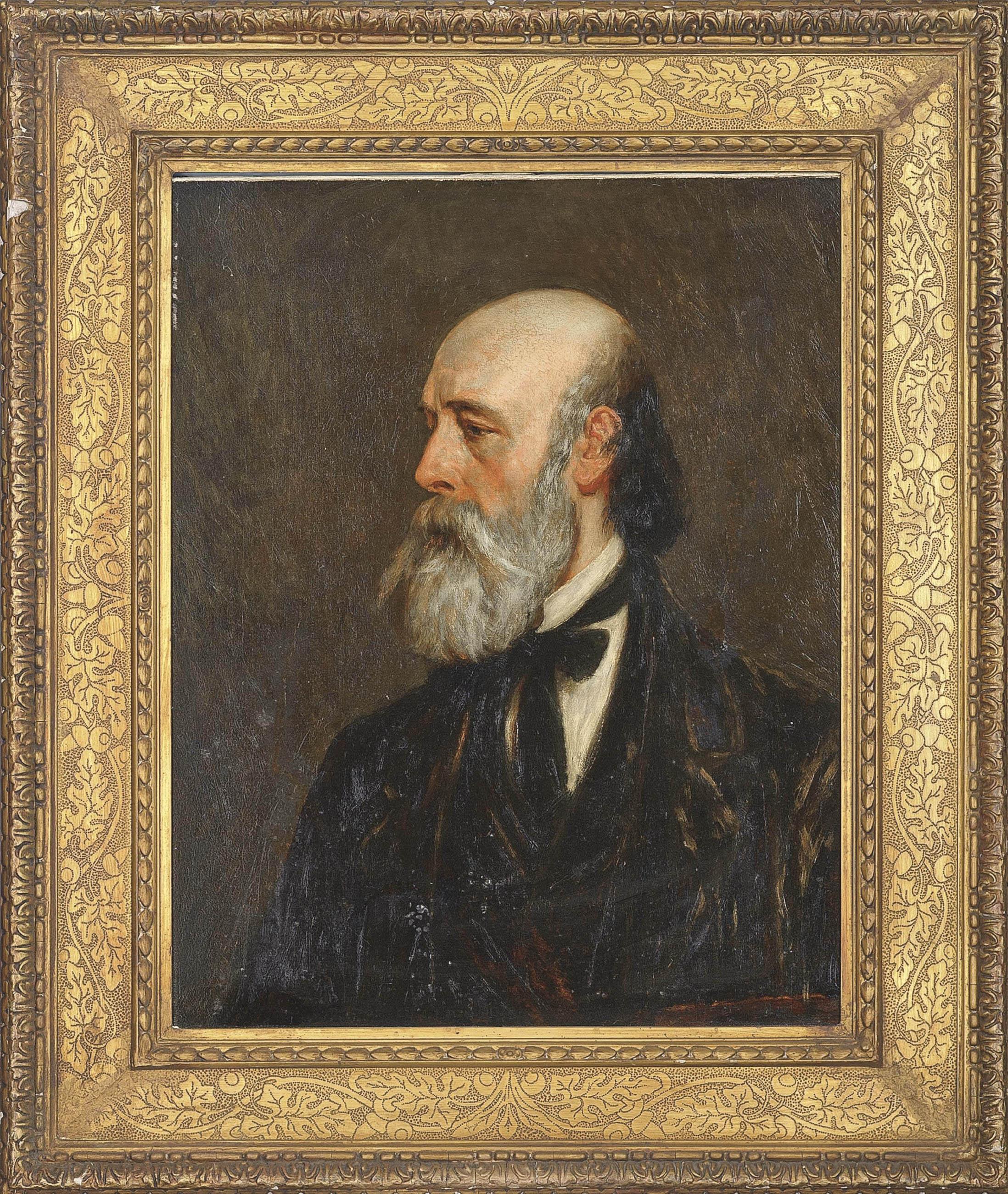 John Dawson Watson, R.W.S., R.B.A. - Portrait of the artist Paul Falconer Poole