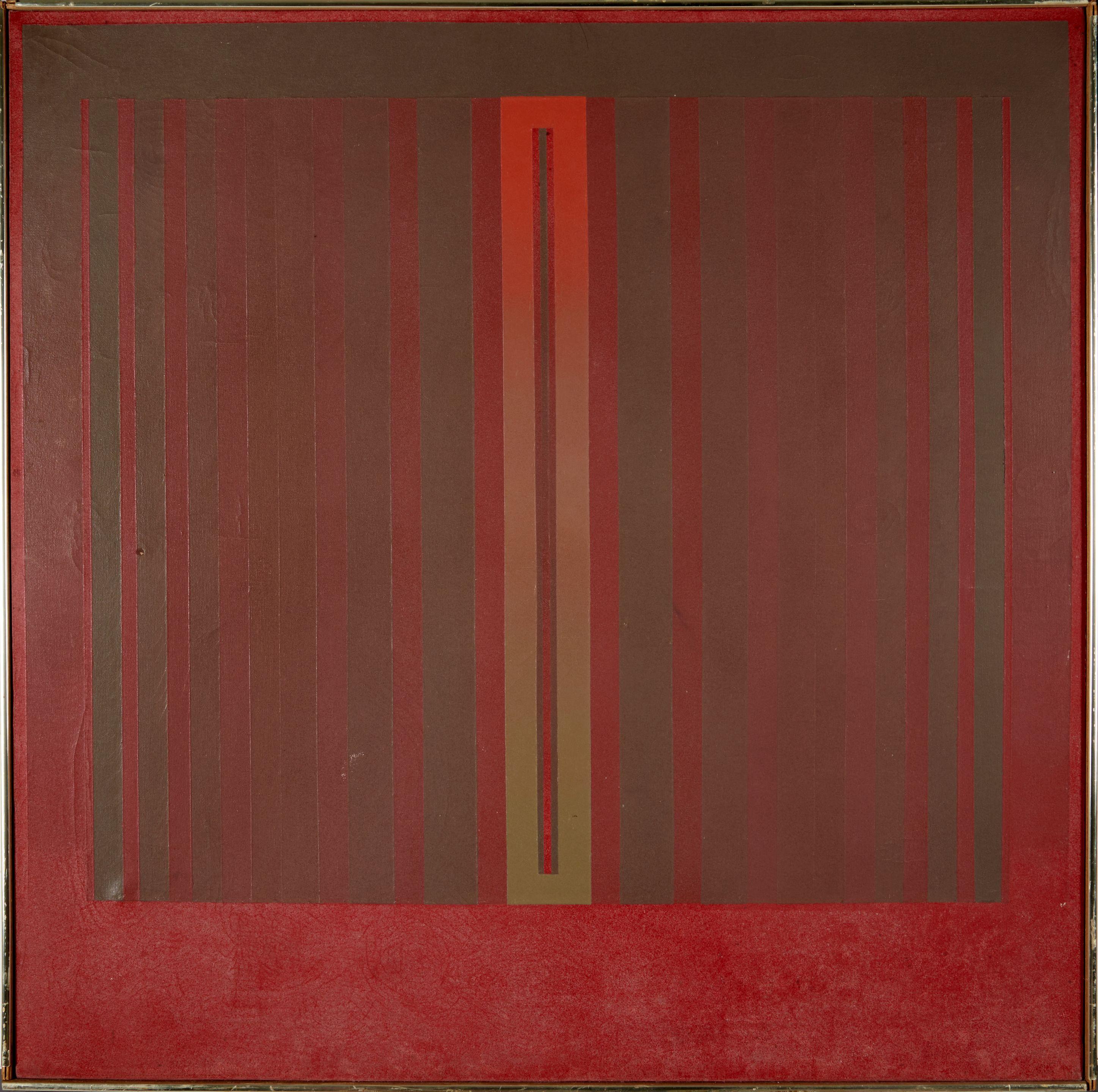 John Day - Iconic Neapolitan V 36 x 36 in. (91.4 x 91.4 cm) framed 36 3/4 x 24 3/4 x 2 in.