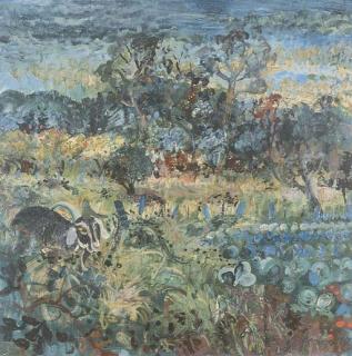 John De Burgh Perceval - Goat in a Bayswater Garden