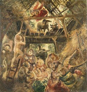 John de Burgh Perceval - Nativity I