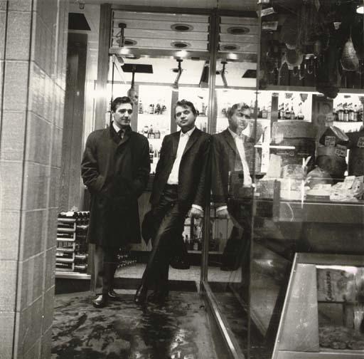 John Deakin - Francis Bacon + George Dyer Soho 1950s # 1, printed later