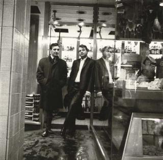 John Deakin - Francis Bacon + George Dyer Soho 1950s # 1, printed later