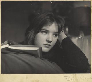 John Deakin - Portrait of Rosie Barker, from the feature \'Bored Teenagers\' for About Town magazine, 1962