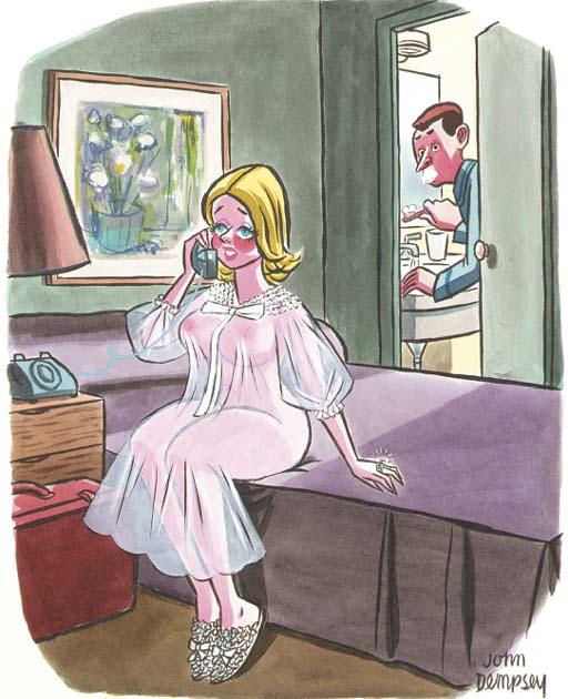 John Dempsey - No, he hasn\'t yet, mama...pretty soon, I guess, mama...yes, I\'ll call you right after he does, mama...