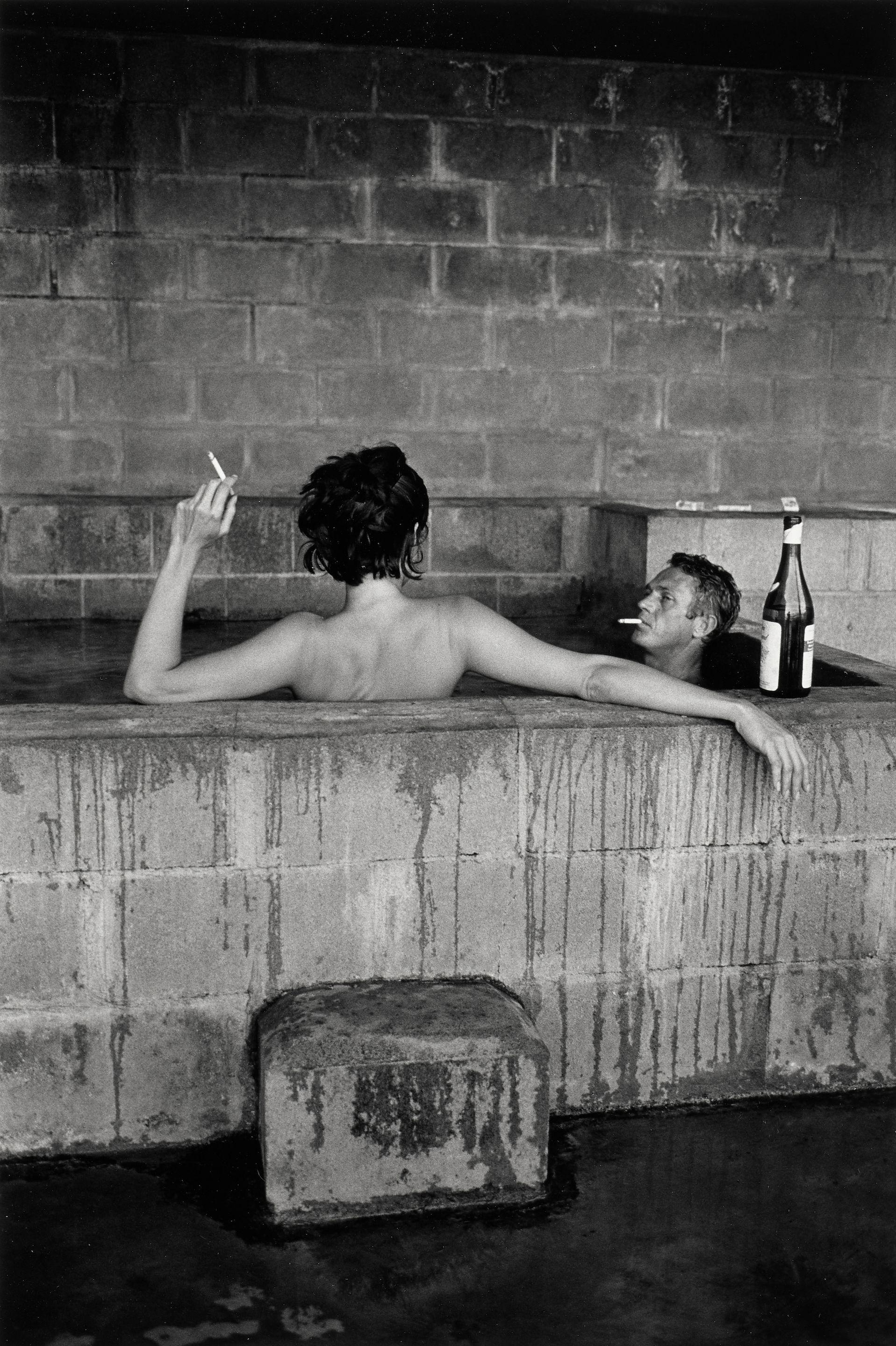 Steve Mcqueen And His Wife Neile Adams photo