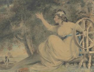 John Downman, A.R.A. - Fortune Waving Farewell To A Sailor