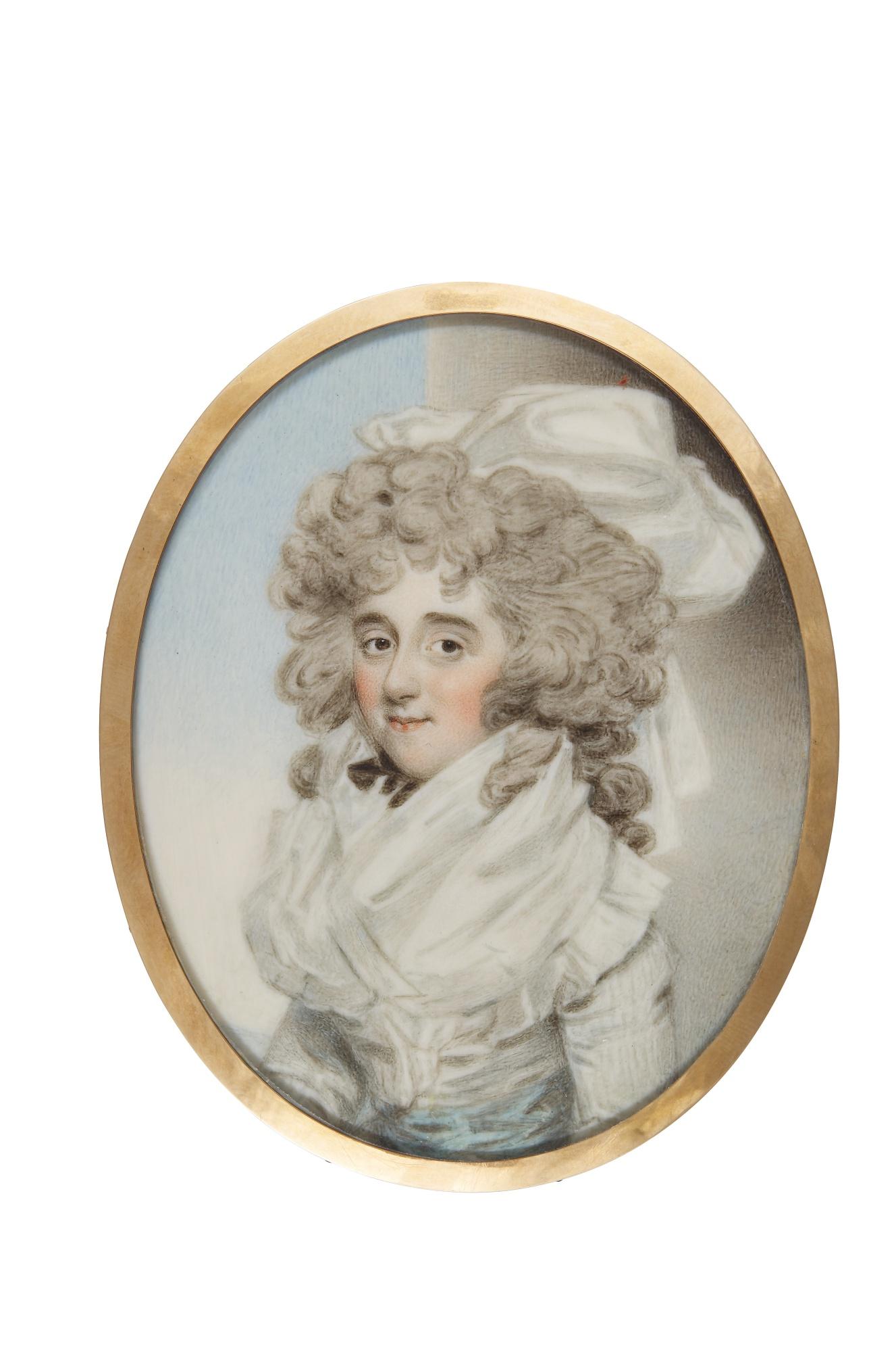 John Downman, A.R.A. - Portrait Of A Lady, Circa 1790