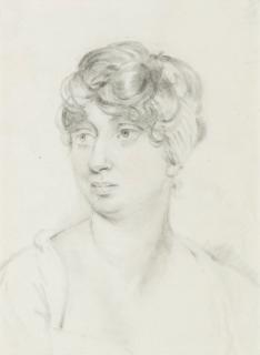 John Downman, A.R.A. - Portrait Of Mrs Hay, Née Arabella Campbell (1774-1819), Circa 1805