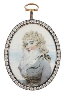 John Downman, A.R.A. - Portrait Of Sarah Hussey Delaval, Countess Of Tyrconnell (1763-1800), Circa 1792