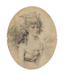 John Downman - Portrait of Miss Chambers