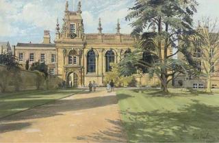 John Doyle, P.R.W.S. - Trinity College, Chapel