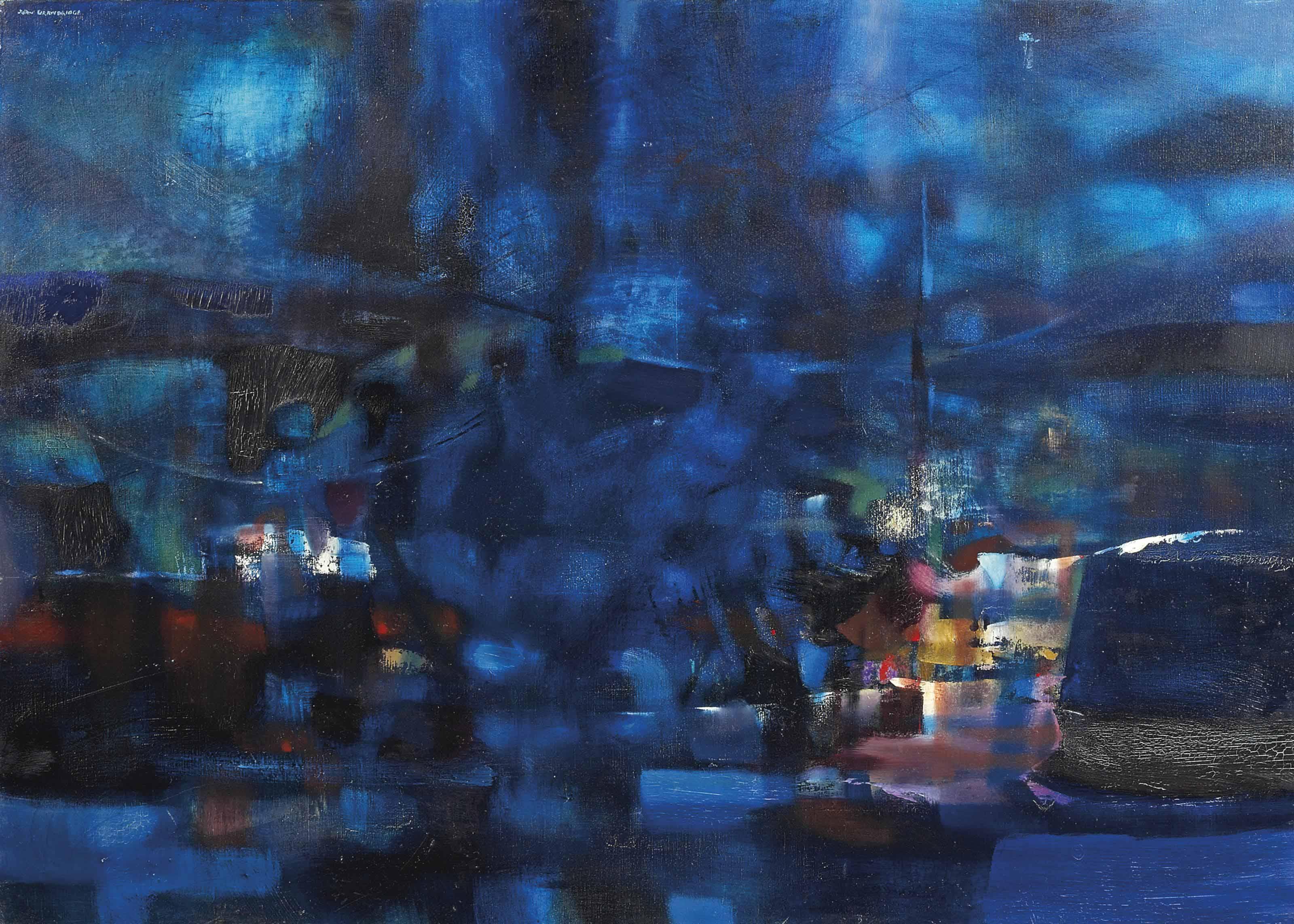 John Drawbridge - Night Arrival, Picton Harbour