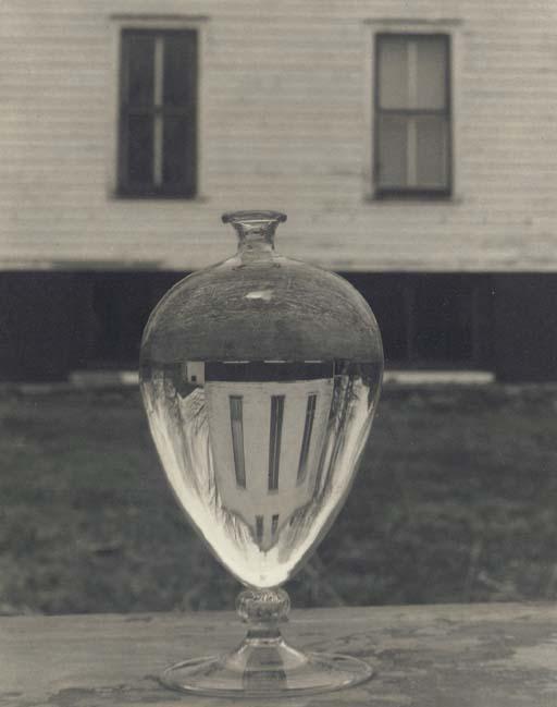 John Dugdale - Farmhouse Inverted In Venini Vase, Stone Ridge, 1990