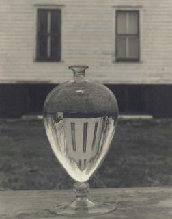 John Dugdale - Farmhouse Inverted In Venini Vase, Stone Ridge, 1990